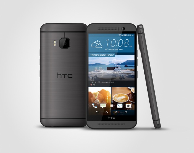 The new HTC One M9 combines the design elements of both the M7 and the M8. 